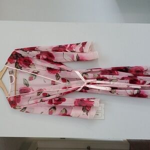 Valerie Stevens vintage 90s chiffon robe